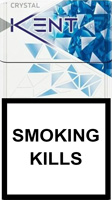 Kent Crystal Blue Cigarettes pack