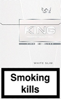 King Slims White Cigarettes pack