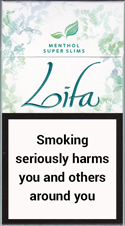 Lifa Super Slims Menthol Cigarettes pack