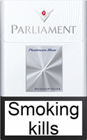 Parliament Platinum Blue Cigarettes pack