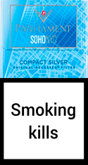 Parliament Soho Compact Silver Cigarettes pack