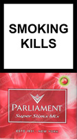 Parliament Super Slims Mix Cigarettes pack