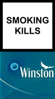Winston Super Slims Expand Blue Cigarettes pack