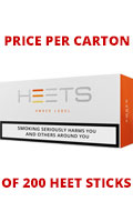 IQOS HEETS Amber Cigarettes pack