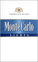 Monte Carlo Lights (Balanced Blue) Cigarettes pack