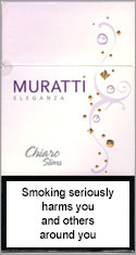 Muratti Eleganza Chiara Slims 100`s Cigarettes pack