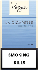 Vogue Super Slims Bleue Cigarettes pack