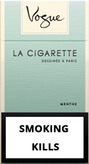 Vogue Super Slims Menthol Cigarettes pack